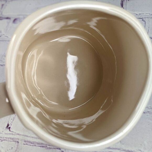 Rae Dunn JOY White/Red Ceramic Mug - Picture 3 of 6